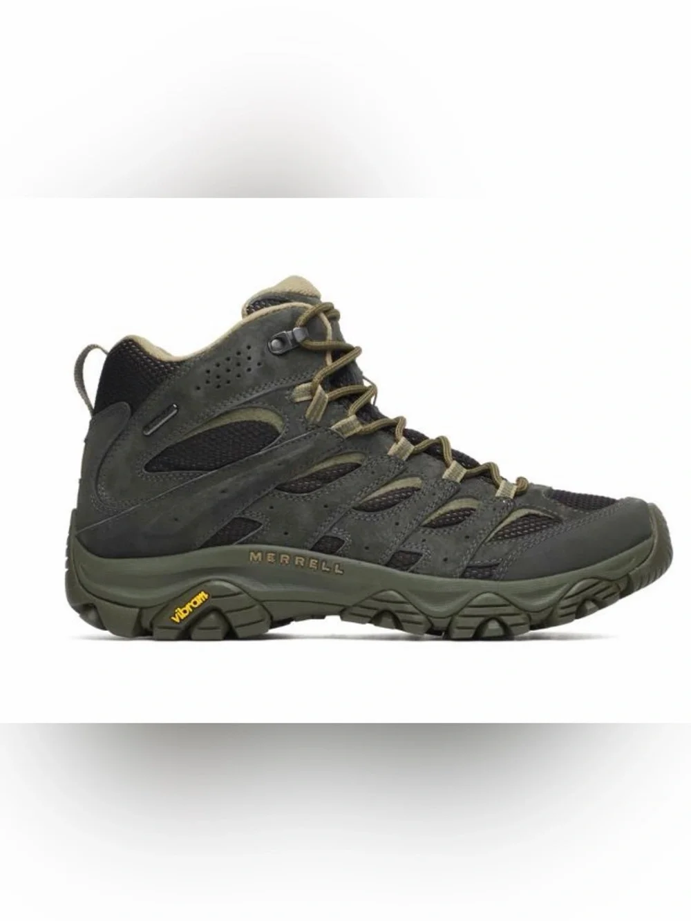 Merrell Men's Black Moab 3 Mid Waterproof